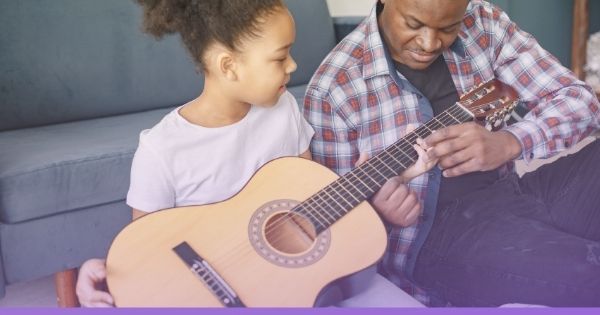 guitar size for kids - blog cover