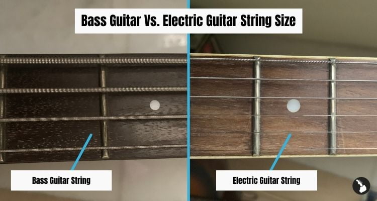 Is It Easier To Learn Bass or Guitar - Bass guitar vs. Guitar String - TMH blog infographic