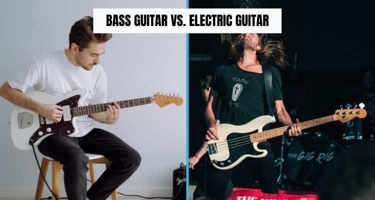 bass guitar vs. electric guitar - is bass guitar easy - blog infographic