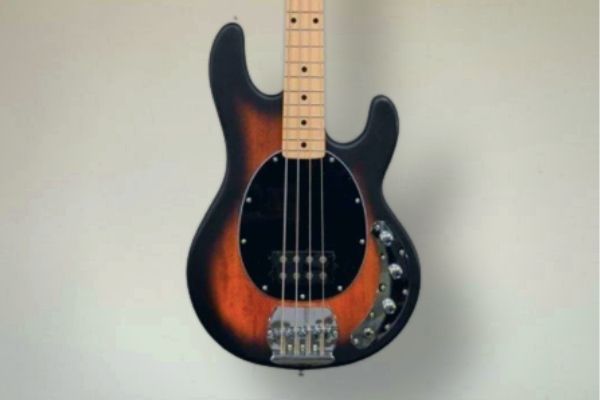 Sterling by Music Man StingRay Ray4​ bass for small hands TrueMusicHelper tested guitar