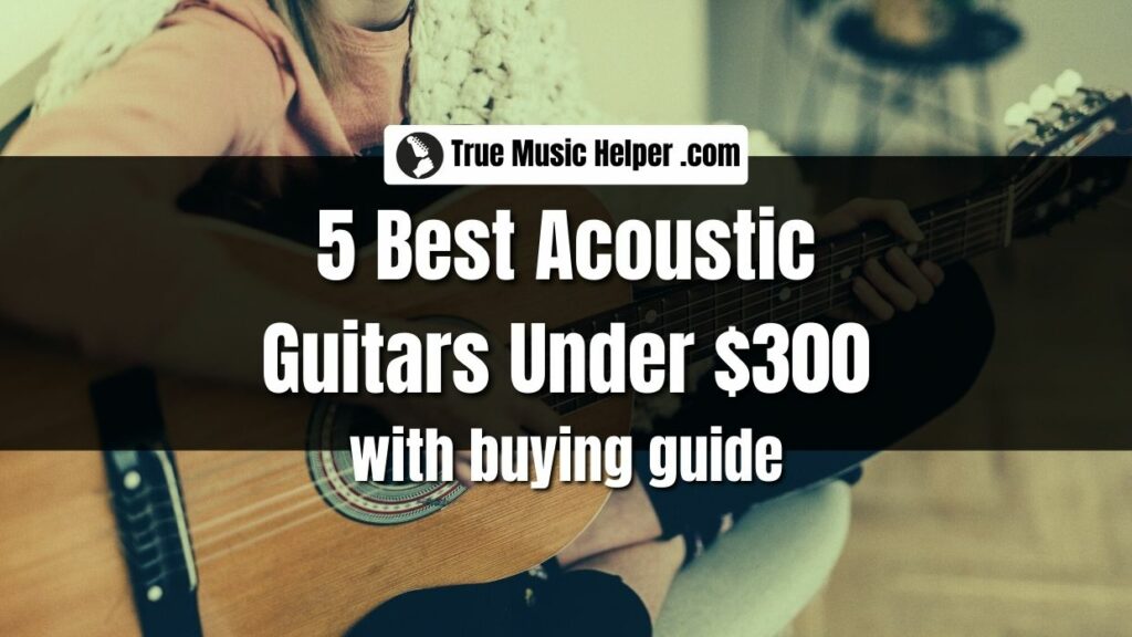 Top 5 Best Acoustic Guitars Under $300 With Buying Guide