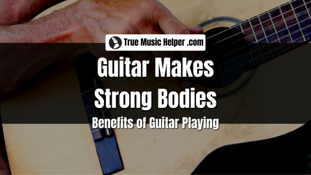 Guitar playing is a multifaceted physical activity that engages multiple parts of the body and mind, including the hands, fingers and posture.